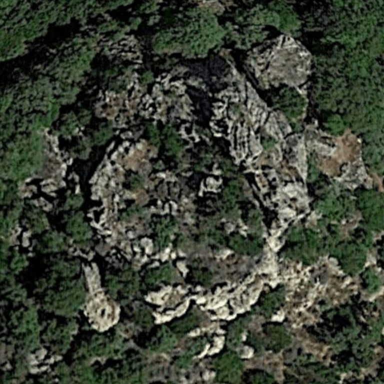 Punta Nuratolu vista dall'alto